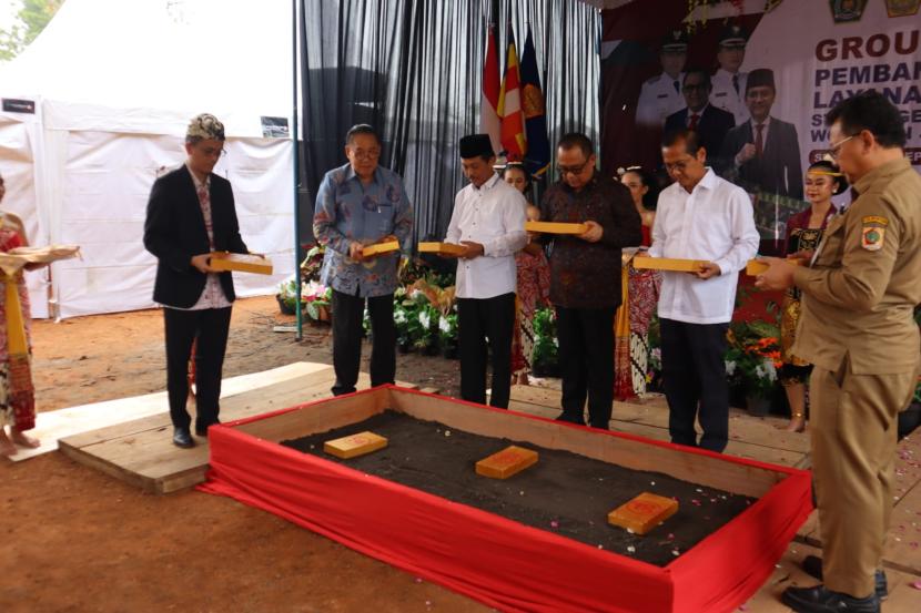 Peresmian pembangunan Gedung STABN Raden Wijaya.