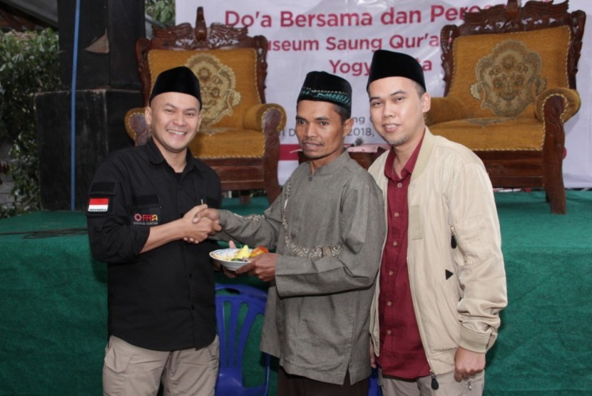 Peresmian Saung Quran di Merapi.