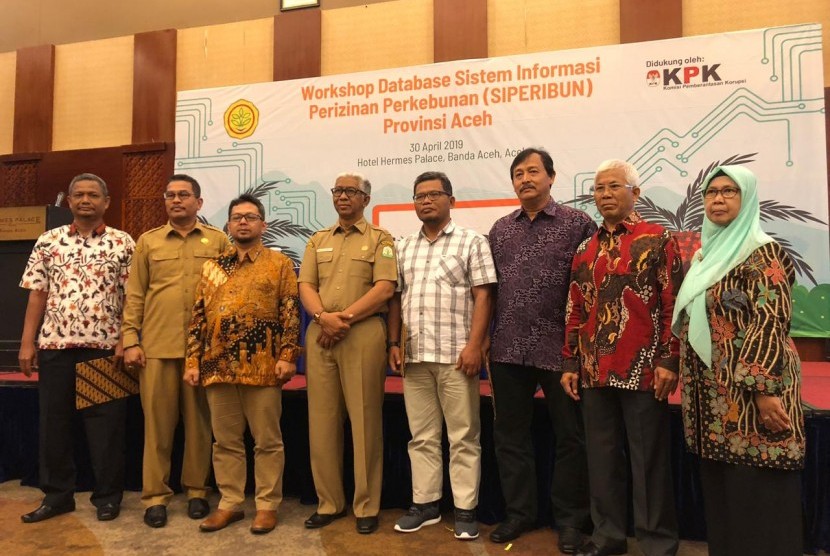 Peresmian sistem perizinan Kementan bersama KPK di Aceh