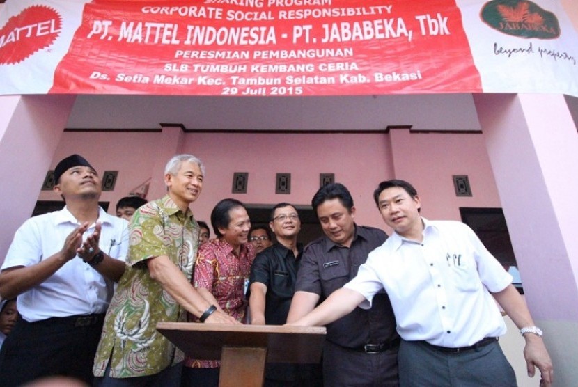Peresmian SLB oleh CSR Jababeka-Mattel Indonesia