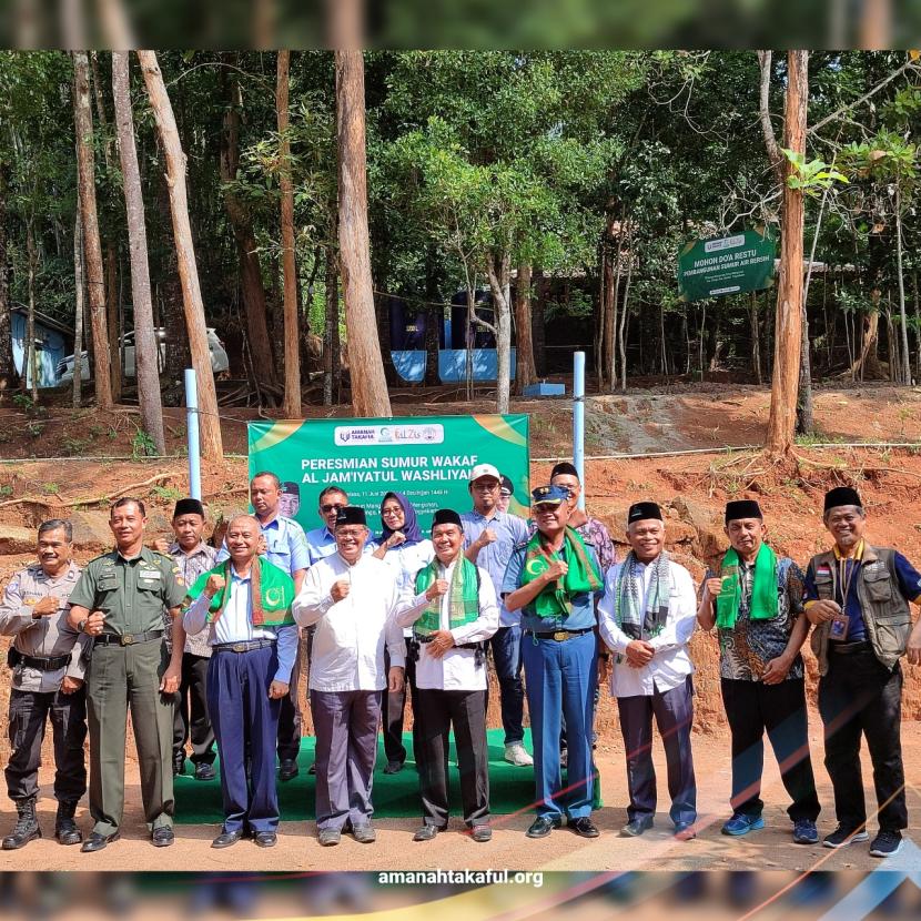 Peresmian sumur wakaf di Bantul, DIY, beberapa waktu lalu.