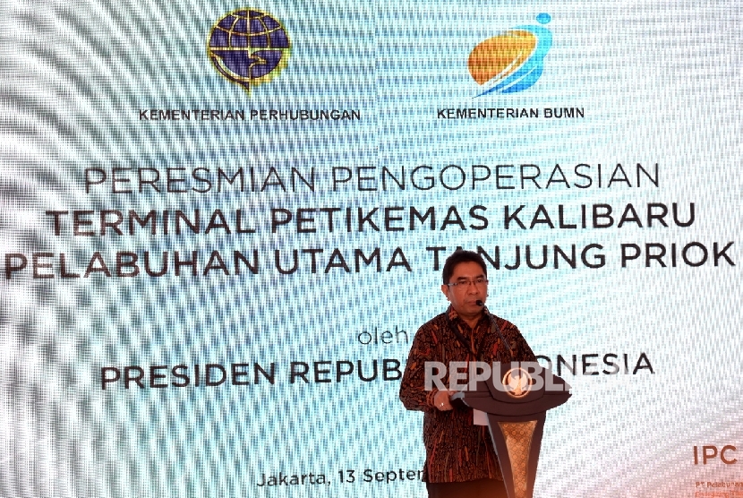 Chief Executive of state-owned port operator PT Pelabuhan Indonesia (Pelindo) II, Elvyn G. Masassya