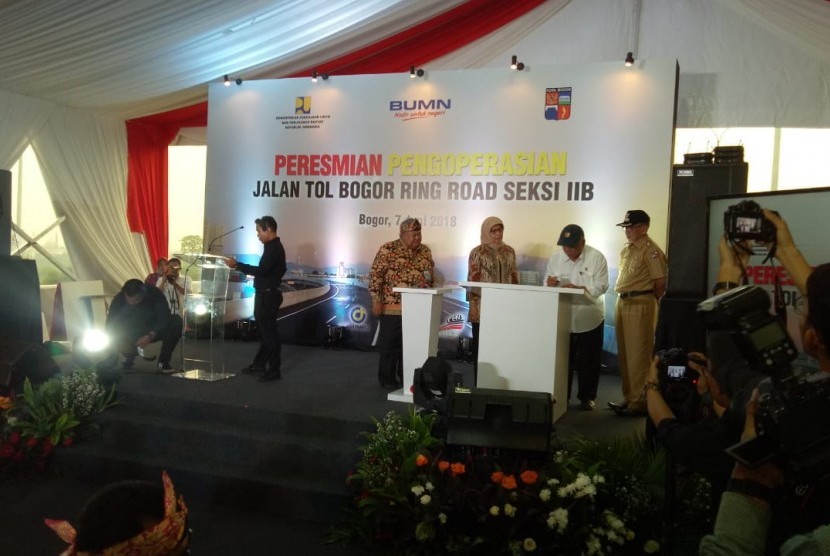Peresmian Tol Bogor Outer Ring Road (BORR) Seksi IIB.