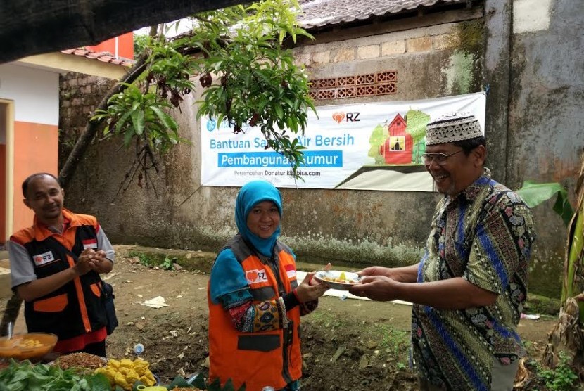 Peresmian water well dari Rumah Zakat dan Kitabisa.com, Senin (13/2).