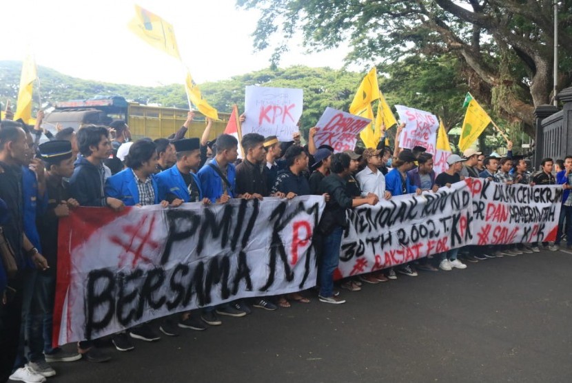 Demonstrasi Pergerakan Mahasiswa Islam Indonesia (ilustrasi).