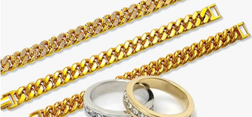 Perhiasan emas (ilustrasi)