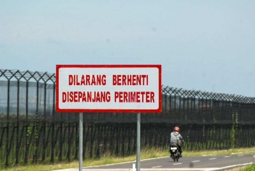 Perimeter seputar pintu M1 Bandara Soekarno Hatta.