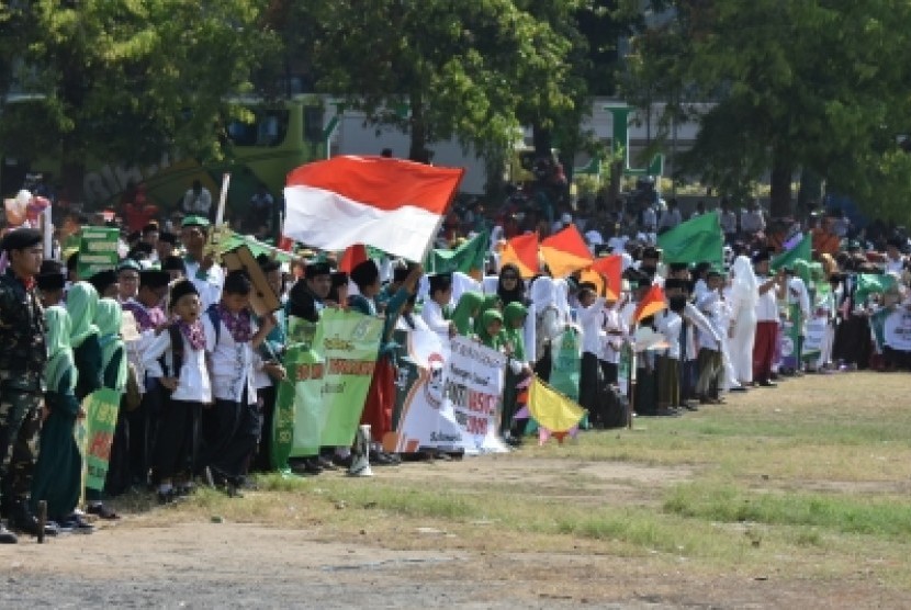 Peringatan Hari Santri Nasional di Kabupaten Sleman, Selasa  (22/10).