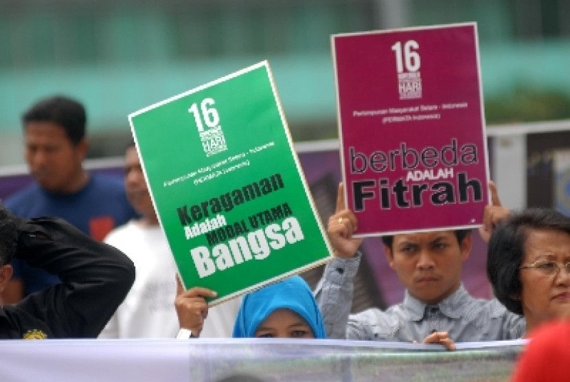 Peringatan Hari Toleransi Internasional di Jakarta.