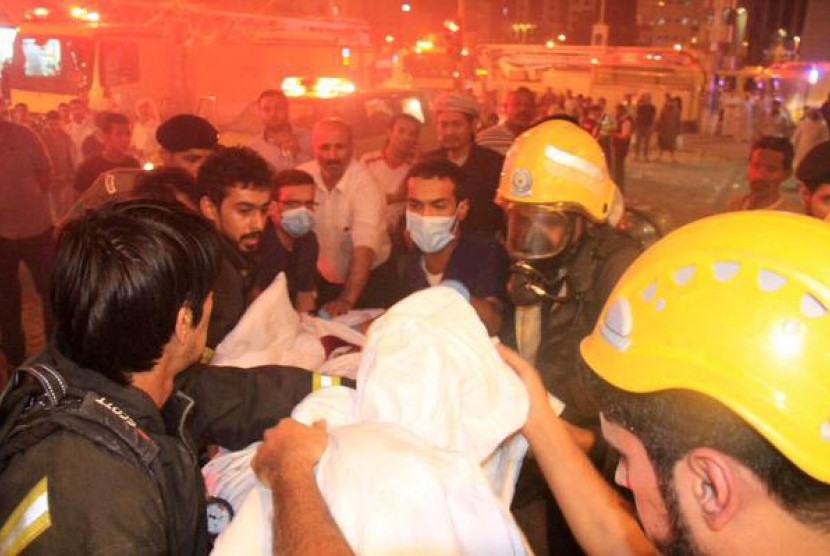 Peristiwa kebakaran di hotel penginapan jamaah haji di Makkah.
