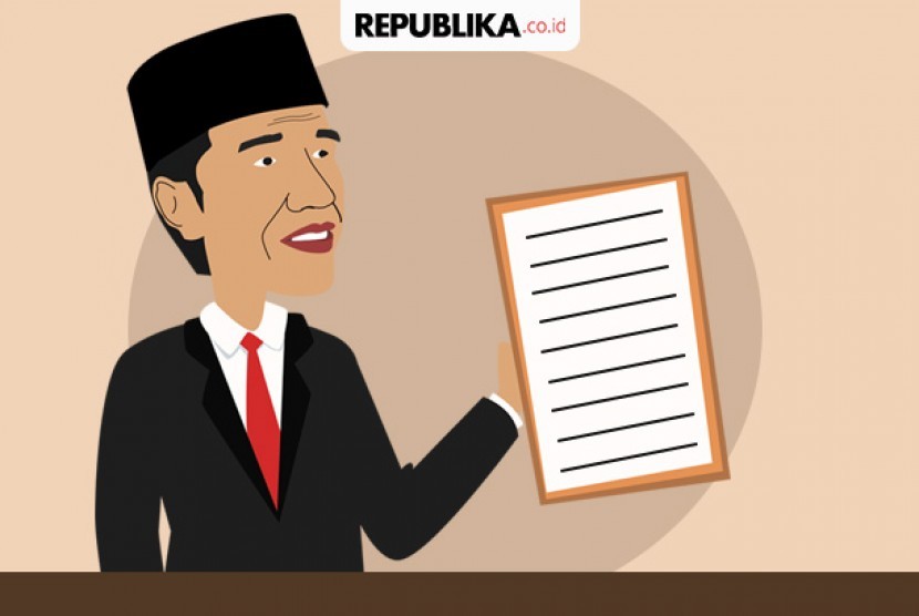 Jokowi akan menggigit siapapun yang mengancam pengurangan impor (ilustrasi).