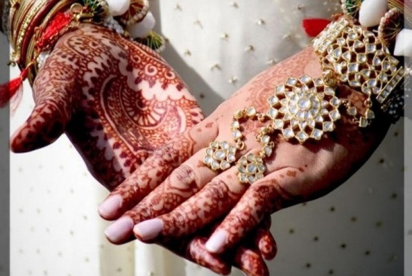  Polisi Menindak Pernikahan Beda Agama. Foto: Pernikahan India (Ilustrasi)