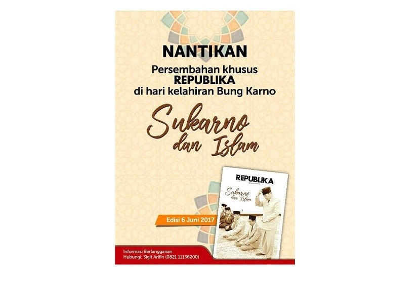 Persembahan khusus Republika untuk Sukarno.