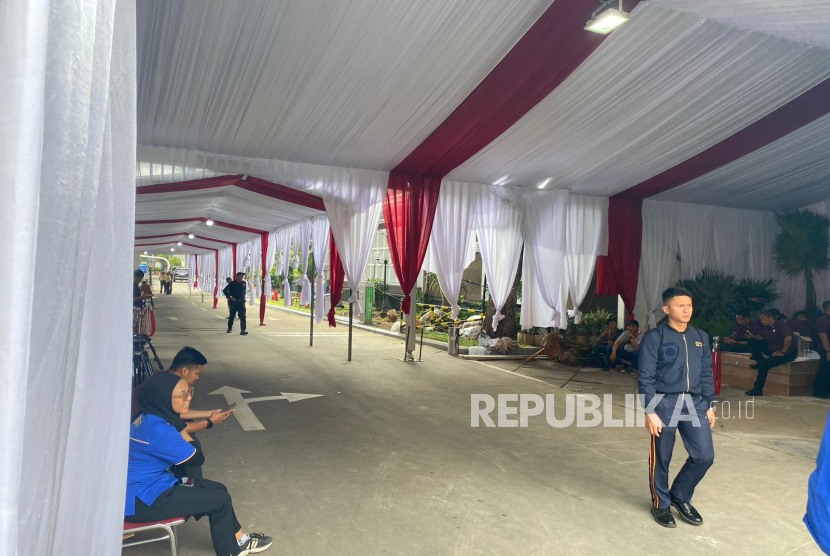 Persiapan di Gedung Danantara Cikini, Jakarta, Rabu (6/11/2024).