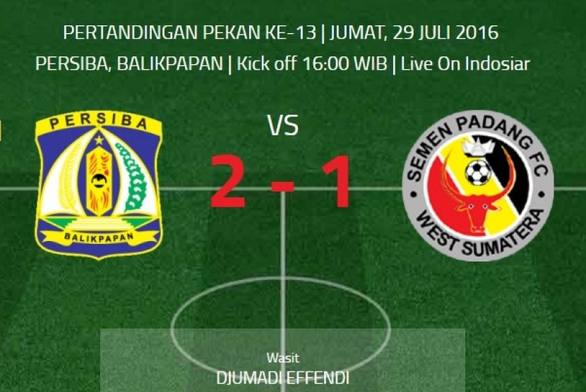 Persiba vs Semen Padang