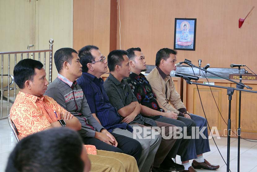 Persidangan terhadap 6 anggota DPRD Kabupaten Musi Banyuasin.