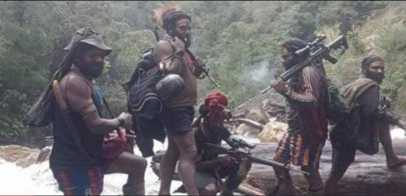 Kelompok Kriminal Bersenjata (KKB) yang beroperasi di Papua.
