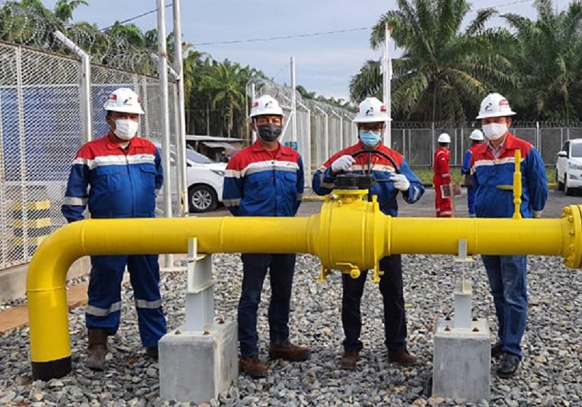 Pertagas Ujicoba Alirkan Gas Perdana ke Kuala Tanjung