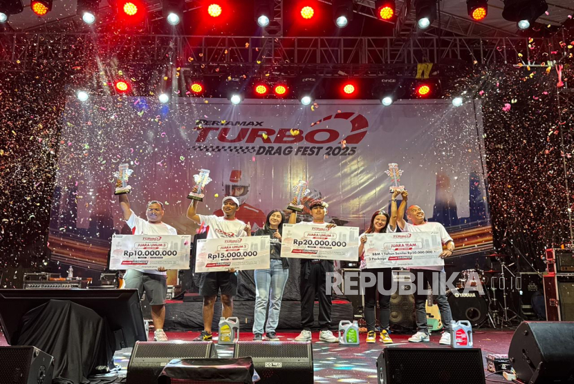 Pembalap DIY dan Tangerang Merajai Kelas Drag Race dan Drag Bike Pertamax Turbo Drag Fest 2025