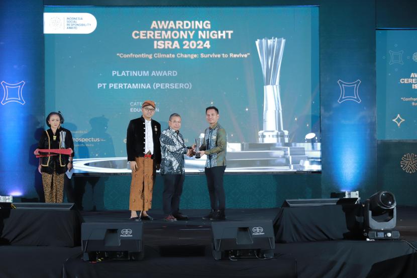 Pertamina Group berhasil memboyong 96 penghargaan dalam ajang Indonesia Social Responsibility Award (ISRA) 2024.