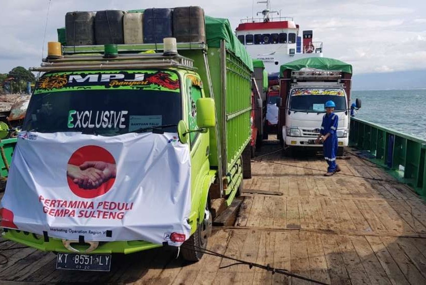 Pertamina kembali mengirimkan tambahan tabung elpiji kepada warga Palu 