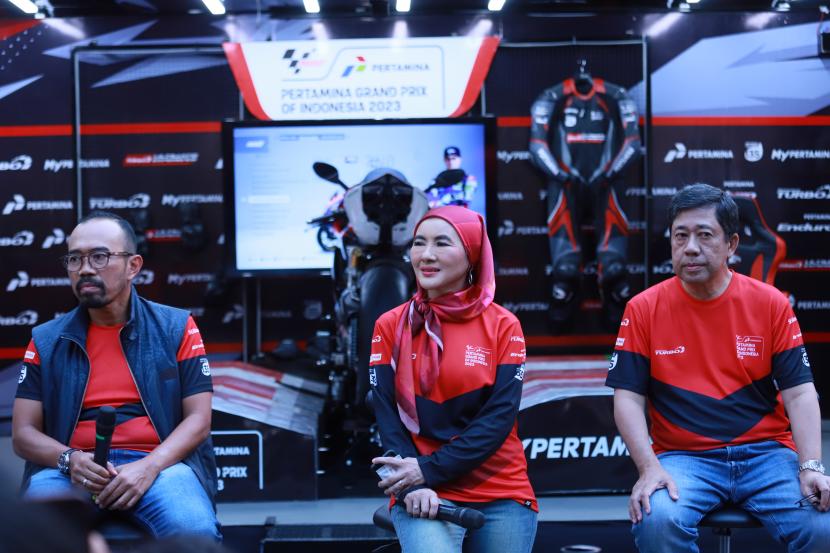 Pertamina kembali menjadi sponsor utama dalam ajang MotoGP Mandalika 2023 di Sirkuit Pertamina Mandalika, Lombok, Nusa Tenggara Barat (NTB).