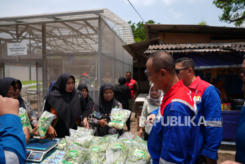 Pertamina menghadirkan Desa Energi Berdikari (DEB) di Desa Lebak Gede, Kecamatan Pulomerak, Kota Cilegon, Provinsi Banten.