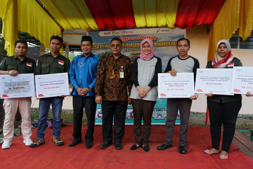 Pertamina MOR I menyalurkan dana CSR untuk wilayah kerja Sumbar.