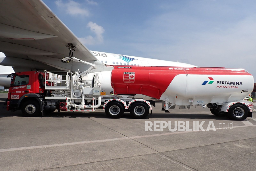 Pertamina Patra Niaga memastikan stok avtur dan sarana serta fasiitas aman untuk mendukung kelancaran penerbangan haji 2025.