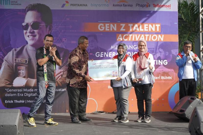 Pertamina (Persero) bersama Kementerian BUMN menggelar kegiatan Gen Z Talent Activation di SMAN 5 Balikpapan bertempat di SMAN 5 Balikpapan, Jumat (7/10/2022).