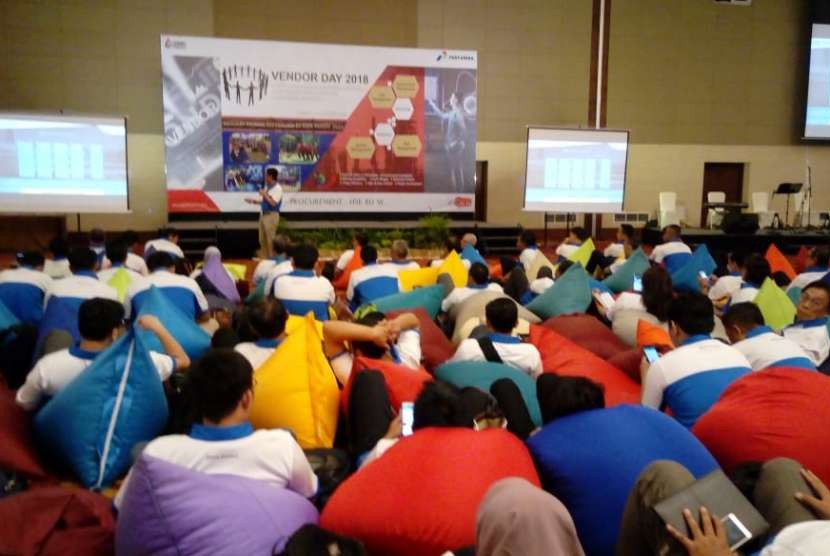 Pertamina Refinery Unit (RU) VI Balongan mengundang para vendor mitra kerja dalam acara Vendor Day 2018, di Hotel Luxton, Cirebon (3/10). 