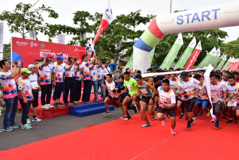 Pertamina RU VI Balongan menggelar Exor Run 2019 