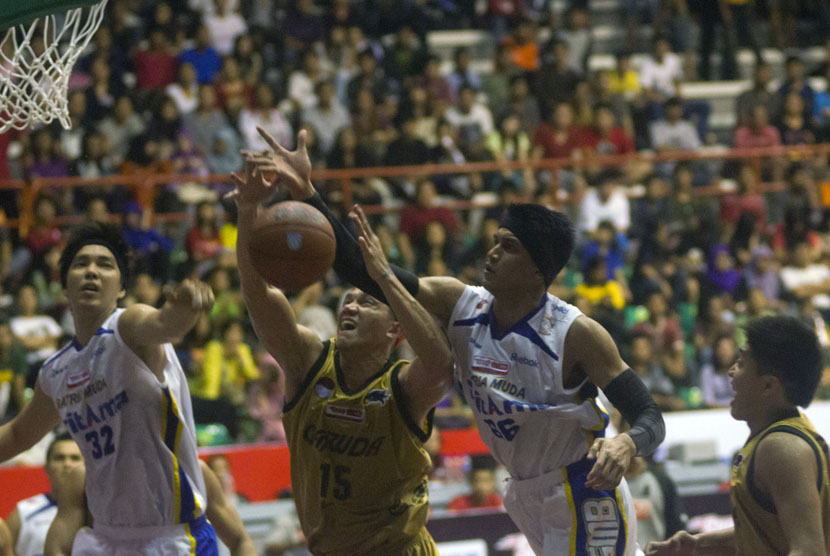 Pertandingan basket National Basketbal League (NBL/ilustrasi). 
