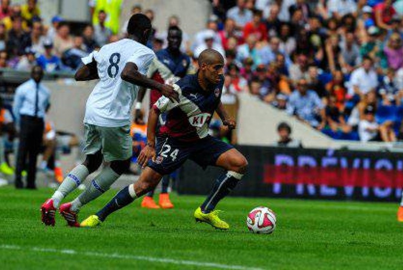 Pertandingan Bordeaux kontra Bastia dalam lanjutan Ligue 1 di Stade Chaban-Delmas, Bordeaux, Ahad (31/8).