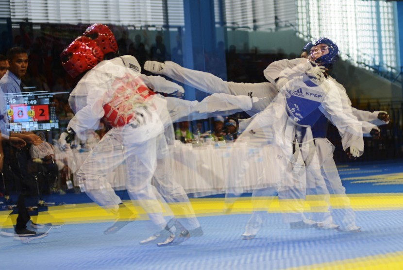 Pertandingan Taekwondo. (Ilustrasi)