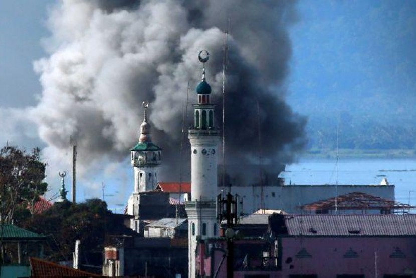 Pertempuran di Kota Marawi, Filipina.