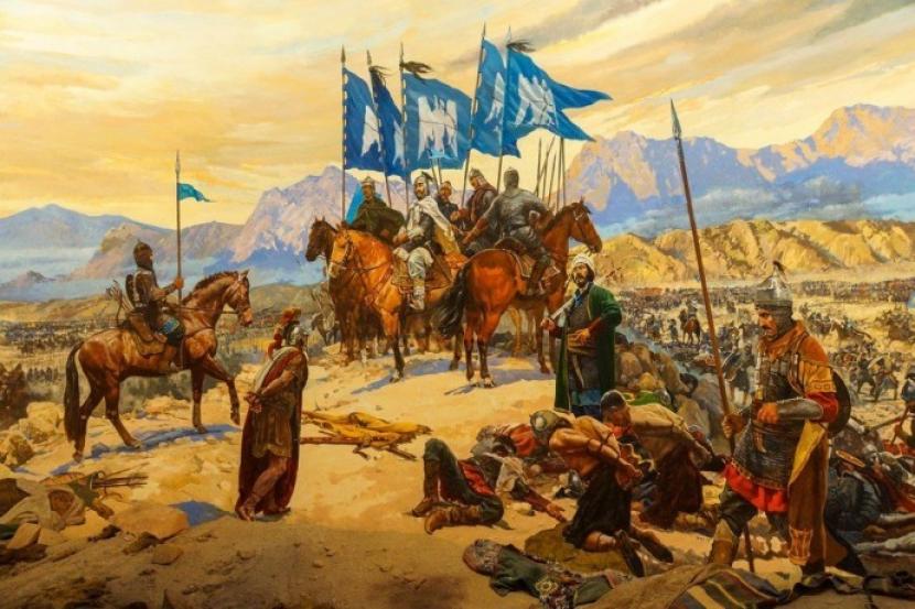 Pertempuran Manzikert, Jalan Awal Turki di Byzantium. Pertempuran Manzikert (ilustrasi)