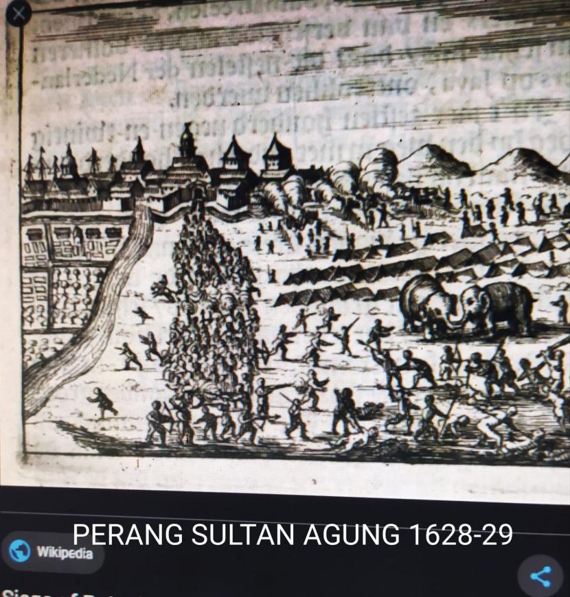 Pertempuran p.asukan Sultan Agung lawn VOC di Batavia 