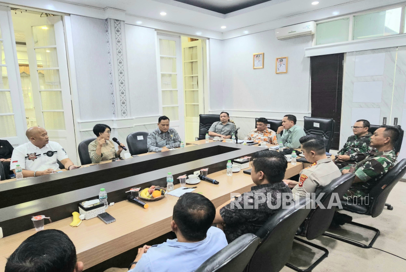 Pertemuan APINDO Jabar dengan Polda Jabar, Korem 062 Tarumanegara dan Forkopimda Garut membahas tentang maraknya premanisme yang mengganggu dunia usaha di Garut