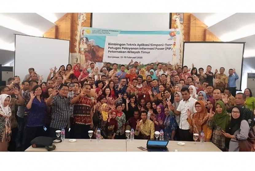 pertemuan Bimbingan Teknis Pelayanan Informasi Pasar (PIP) Komoditas Peternakan Wilayah Timur Tahun 2020 di Bali, Kamis (14/2).