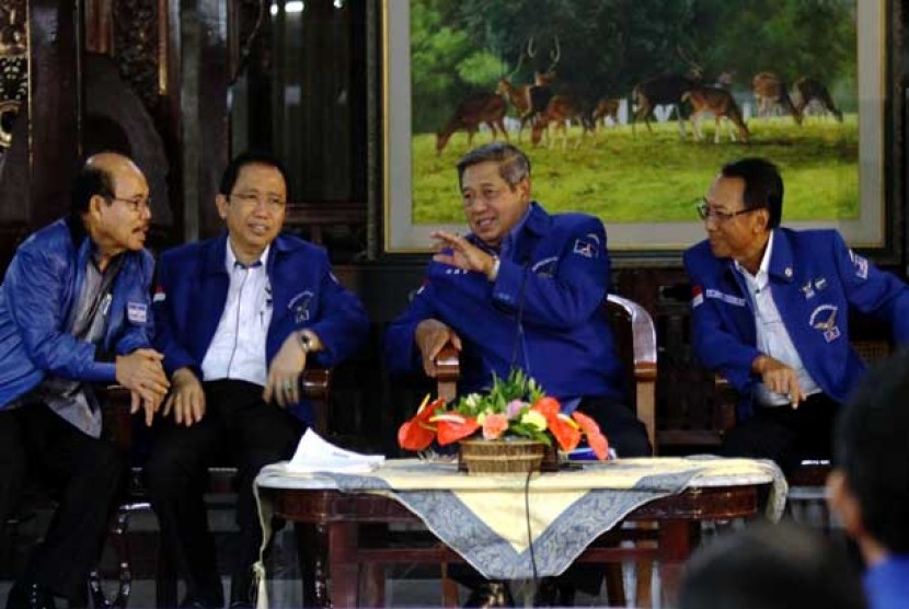 Pertemuan DPD Demokrat Se-indonesia di Cikeas, Ahad (10/2).