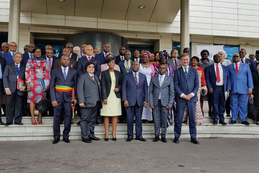 Pertemuan Mitra Kerja Global Peatland Initiative (GPI) di Brazzaville, Republik Kongo.