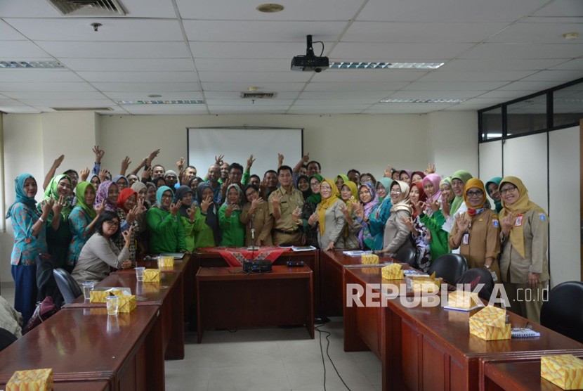 Pertemuan Pengelola Gang Hijau DKI Jakarta bersama Dinas Ketahanan Pangan Kelautan dan Perikanan (KPKP), Selasa (27/2). 