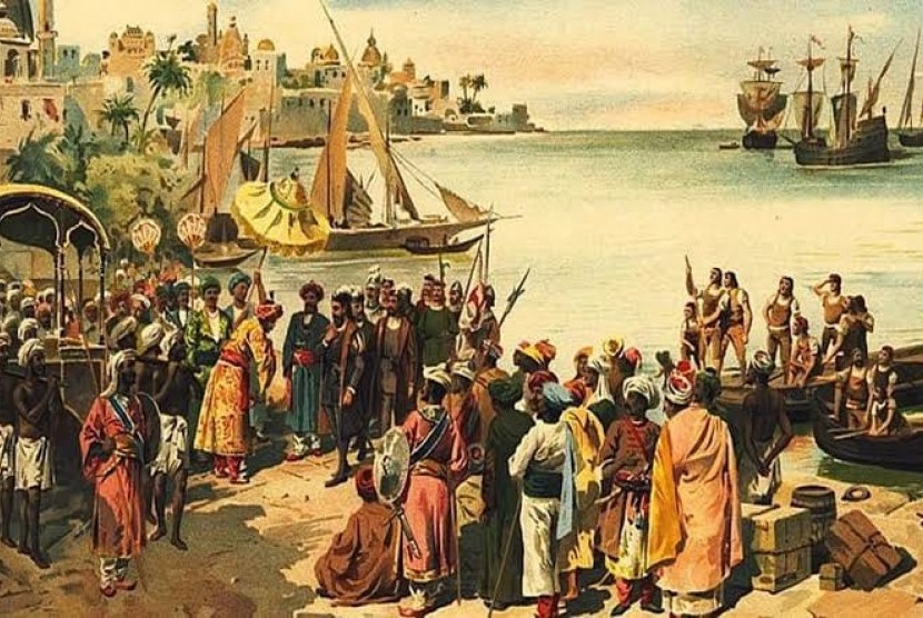 Pertemuan Sultan dan pedagangan Islam.