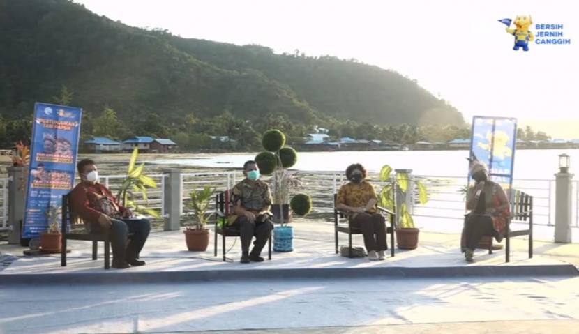 Pertunjukan virtual Kesenian Daerah, berjudul Bersiap Digital: Sambut Siaran Digital Dari Papua, Sabtu, (9/10).