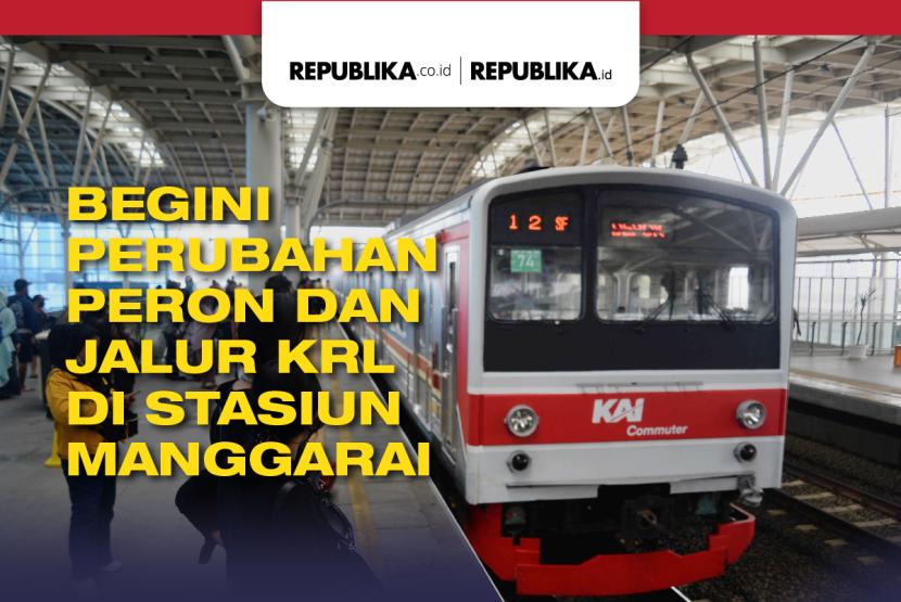 Perubahan operasi KRL di Stasiun Manggarai.