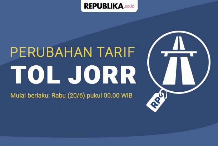 Perubahan Tarif Tol Jorr Republika Online