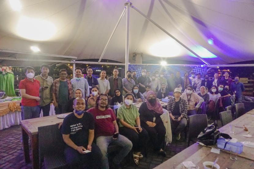  Perumda Pembangunan Sarana Jaya menggelar acara media gathering bersama Insan Pers dan Jurnalis Provinsi DKI Jakarta di Bandar Djakarta, Selasa (26/4/2022). 