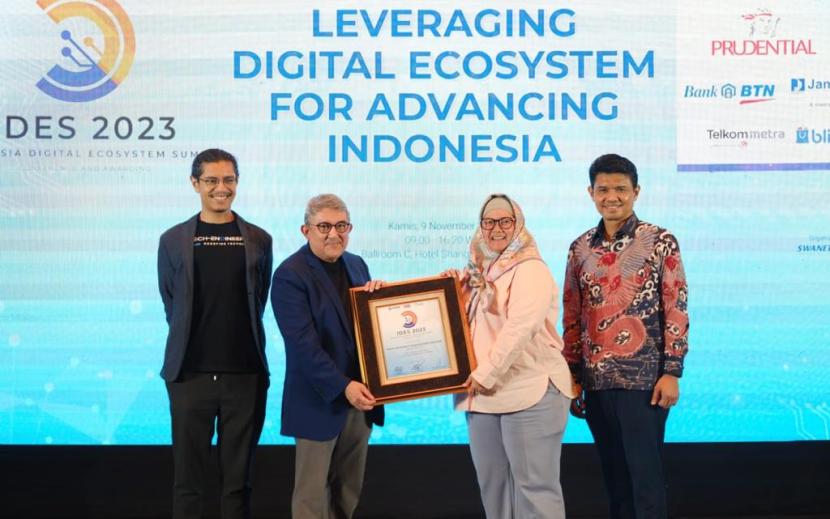 Peruri di ajang Indonesia Digital Ecosystem Summit (IDES) 2023.