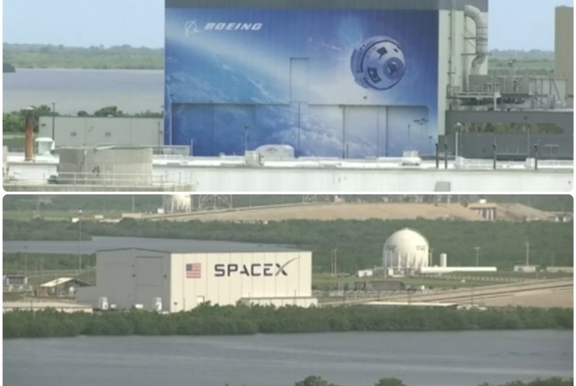 Perusahaan Boeing dan SpaceX